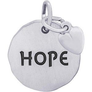 HOPE TAG W/HEART ENGRAVABLE