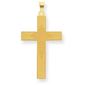 14K Laser Designed Cross