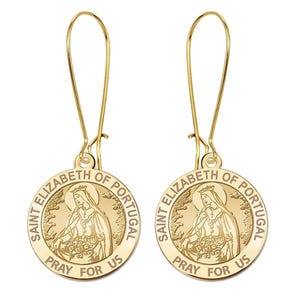Saint Elizabeth of Portugal Earrings "EXCLUSIVE"