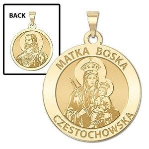 Matka Boska Double Sided Religious Medal "EXCLUSIVE"