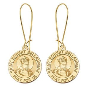 Saint Robert Bellarmine Earrings "EXCLUSIVE"