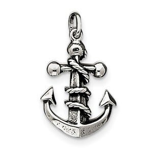Sterling Silver Antiqued Cross Pendant