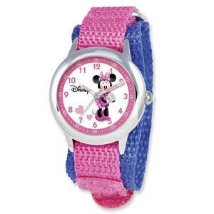 Minnie Mouse 6.3" Nylon Band with Velcro Closure