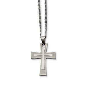 Stainless Steel Cross Pendant Necklace