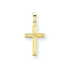 14k Cross Charm