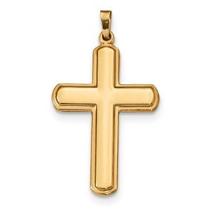 14k Polished Latin Cross Pendant