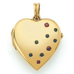 Victor Mayer 18K Gold Diamond Locket With Assorted Gems - 18K Yellow Gold
