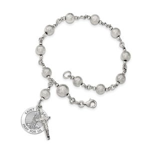 Saint Lazarus Rosary Bracelet "EXCLUSIVE"
