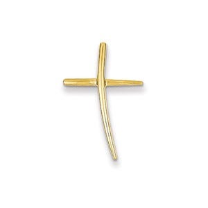 14k Polished Cross Pendant