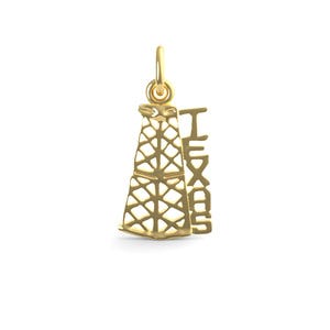 Texas Oil Rig Charm