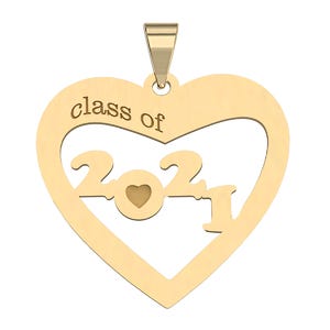 Class of 2021 Heart Cut Out