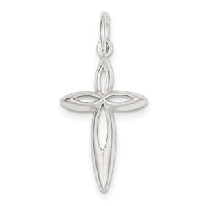 Sterling Silver Passion Cross Charm