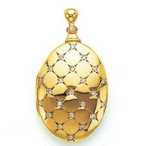 Victor Mayer 18K Gold Diamond Locket - 18K Yellow Gold