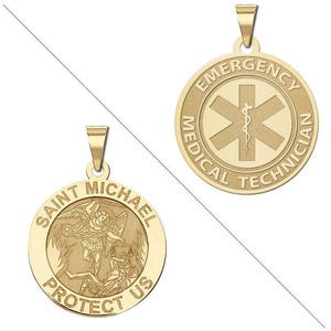 Saint Michael Double Sided EMT Medal