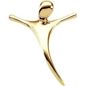 14K Yellow Gold CRUCIFIX PENDANT
