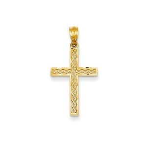 14k Filigree Cross Pendant