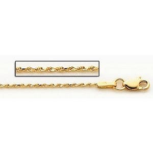 14K Yellow Gold 3.2mm Cable Link Chain