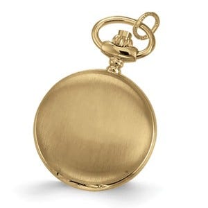 Charles Hubert Women's Gold Tone Matte Finish Necklace Watch