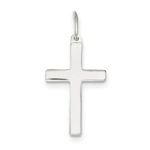 Sterling Silver Polished Cross Pendant