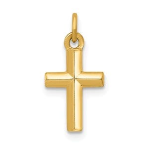 14k Polished Cross Pendant