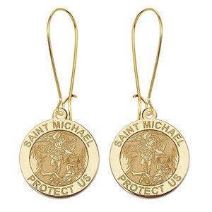 Saint Michael Earrings "EXCLUSIVE"