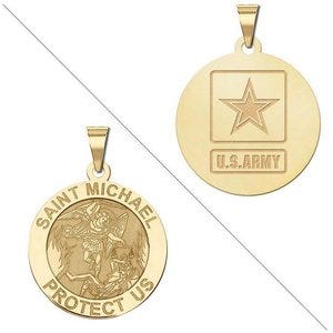 Saint Michael Doubledside ARMY Religious Medal "EXCLUSIVE"