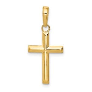 14k Small Cross Pendant