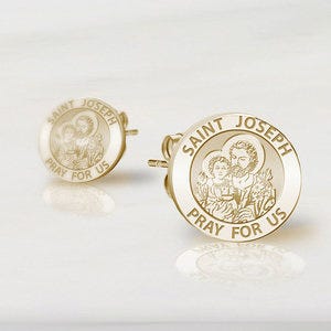 Pair of Saint Joseph Earrings