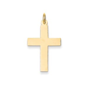 14k Polished Cross Pendant
