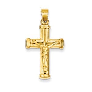 14k Reversible Crucifix /Cross Pendant