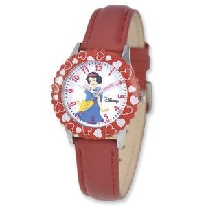 Snow White 8.4" Leather Band with Buckle Closure