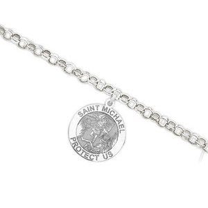 Saint Michael Religious Anklet - "EXCLUSIVE"