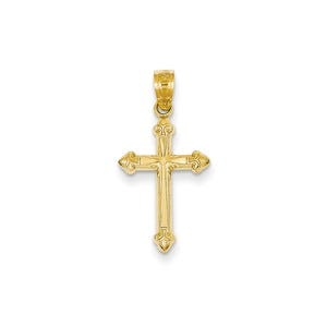 14k Passion Cross Pendant