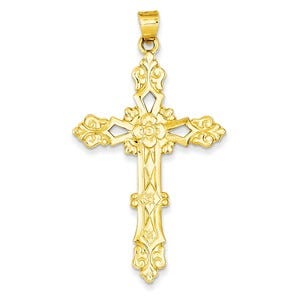 14k Polished Cross Pendant