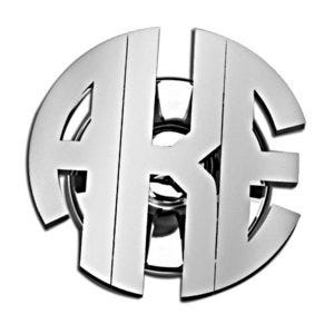 Monogram Cut-out Block Tie Tack