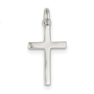 Sterling Silver Polished Cross Pendant