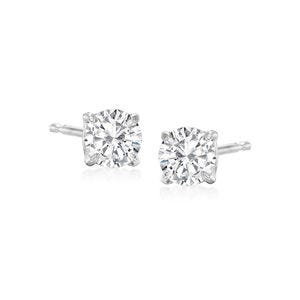 Pair of 5mm Cubic Zirconia Stud Earrings