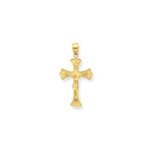 14K Crucifix Pendant