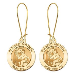 "Blessed Mother" Virgin Mary Earrings "EXCLUSIVE"