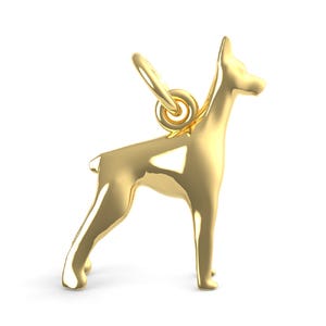 Doberman Dog Charm (0299)