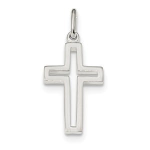 Sterling Silver Cut-out Cross Charm