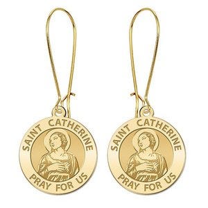 Saint Catherine of Alexandria Earrings "EXCLUSIVE"