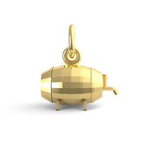 Barrel Keg Charm 8136