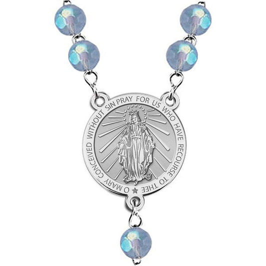 Miraculous Medal  Rosary Beads "EXCLUSIVE"