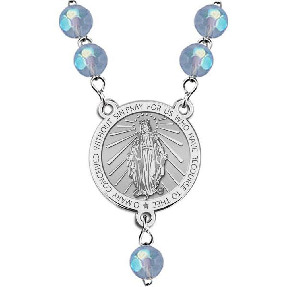 Miraculous Medal  Rosary Beads "EXCLUSIVE"