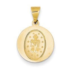 14K Yellow Gold Miraculous Medal