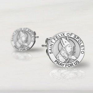 Pair of Saint Felix of Spoleto Earrings