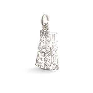 Texas Oil Rig Charm