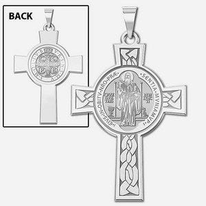 Saint Benedict Jubilee DoubleSided Cross Religious Medal  "EXCLUSIVE"
