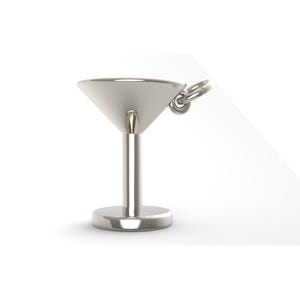 Martini Glass Charm